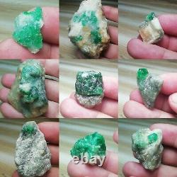 Natural Emerald Specimens. 1365 g, 48 pieces