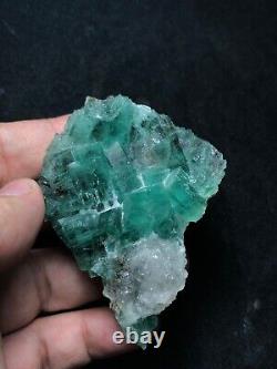 Natural Emerald crystal specimen Chitral origin perfect 1 piece weight 90grams