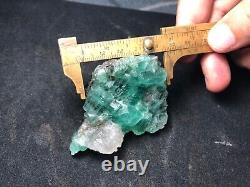 Natural Emerald crystal specimen Chitral origin perfect 1 piece weight 90grams