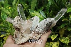 Natural Himalayan Crystal Orange Cathedral Rough Geode Minerals 613 gm Specimen