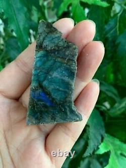 Natural Labradorite Slab, 2 4 High Flash Raw Labradorite, Pick a Weight