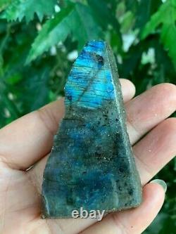 Natural Labradorite Slab, 2 4 High Flash Raw Labradorite, Pick a Weight