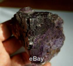 Natural Large Stepped FLOURITE CRYSTAL display piece 309g