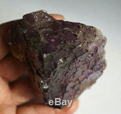 Natural Large Stepped FLOURITE CRYSTAL display piece 309g