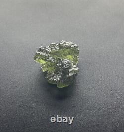 Natural Moldavite 21.35ct Besednice Mantle Piece Certificate of Authenticity
