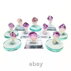 Natural Shape Random Raw Amethyst Crystals Stone Piece for Collection 1 pc 1 Oz