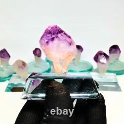Natural Shape Random Raw Amethyst Crystals Stone Piece for Collection 1 pc 1 Oz