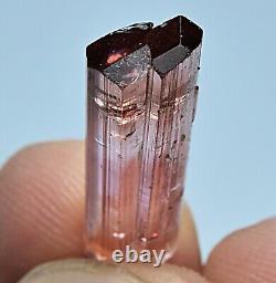 Natural Transparent Terminated Pink Tourmaline Crystal Four Pieces 49.20 Carat