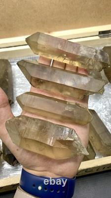 Natural Well Terminated Smoky Quartz Crystals Healing Crystals Skardu, mine 20pcs