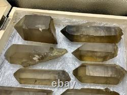 Natural Well Terminated Smoky Quartz Crystals Healing Crystals Skardu, mine 20pcs