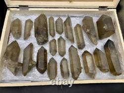 Natural Well Terminated Smoky Quartz Crystals Healing Crystals Skardu, mine 20pcs