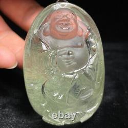 Natural crystal? Quartz mineral specimen? Hand-carved? Green ghost play pieces