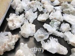 Natural faden quartz crystals Specimens lot 120 piece big Terminated crystals