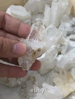 Natural faden quartz crystals Specimens lot 120 piece big Terminated crystals