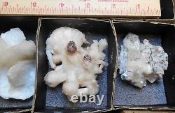 Nice 16 Piece Zeolite Crystal Selection (various calcium aluminum silicates)