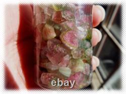 Nice Lot Small Watermelon Tourmaline Crystal Pieces