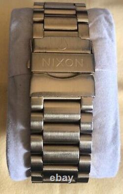 Nixon Watch Collection WOLF Savoy 6-piece burl wood storage watchbox included