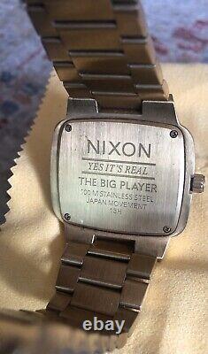 Nixon Watch Collection WOLF Savoy 6-piece burl wood storage watchbox included