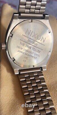 Nixon Watch Collection WOLF Savoy 6-piece burl wood storage watchbox included