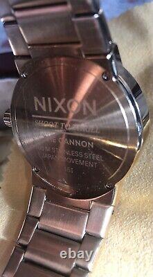 Nixon Watch Collection WOLF Savoy 6-piece burl wood storage watchbox included