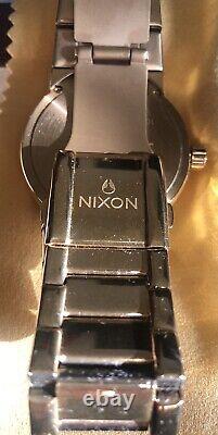 Nixon Watch Collection WOLF Savoy 6-piece burl wood storage watchbox included