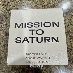 OMEGA SWATCH Mission to Saturn Bioceramic MoonSwatch Collection