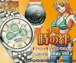 One Piece Nami Official Unisex Watch Silver Stainless Steel Band Japan Quartz