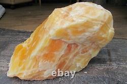 Orange Calcite Crystal Giant freeform Chunk healing Natural Reiki Piece 10 KIlo
