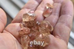 Oregon Sunstone Rough Crystals for cut, 18 piece 146 ct