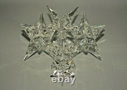 Original Vintage ROSENTHAL Studio Crystal Glass Star Candle Holders 5 Piece Set