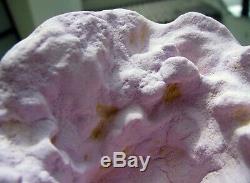 PHOSPHOSIDERITE PINK to PURPLE BOTRYOIDAL CRYSTALS from CHILE. MASTER PIECE