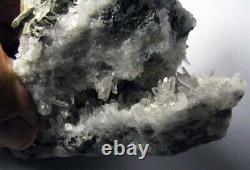 PYRITE BRILLIANT FINE CRYSTALS scattered on QUARTZS from PERU. SUPERIOR PIECE