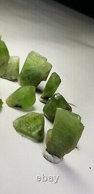 Peridot Crystals/ Specimens Lot (20 Pieces) from Supat Valley