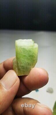 Peridot Crystals/ Specimens Lot (20 Pieces) from Supat Valley