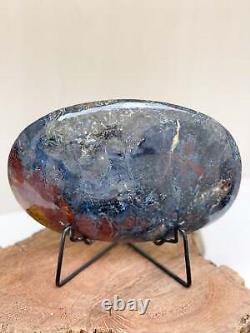 Pietersite polished oval display piece