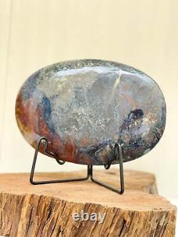 Pietersite polished oval display piece