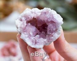 Pink Amethyst Geode Lot Of 24 Pieces From Neuquen Argentina