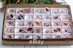 Pink Amethyst Geode Lot Of 35 Pieces From Neuquen Argentina