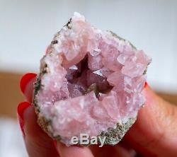 Pink Amethyst Geode Lot Of 54 Pieces From Neuquen Argentina