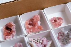 Pink Amethyst Geode Lot Of 54 Pieces From Neuquen Argentina