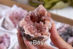 Pink Amethyst Geode Lot of 18 Pieces