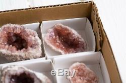 Pink Amethyst Geode Lot of 35 Pieces