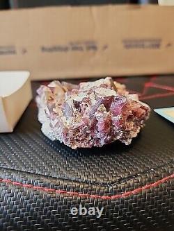 Pink Tourmaline Crystal Cluster Natural Brazil Franklin Mineral Museum Piece