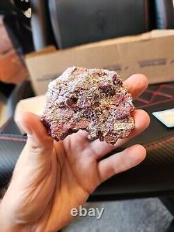 Pink Tourmaline Crystal Cluster Natural Brazil Franklin Mineral Museum Piece
