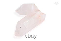 Pointed Lite Pink Crystal Quartz White Quartz 1.09 Kg Pink Quartz For Home Décor