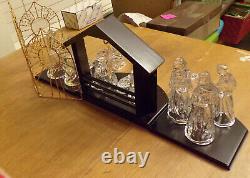Princess House Germany 24% Lead Crystal 13-piece Nativity, 3 pc Creche stable Set