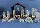 Princess House Nativity Set 24% Lead Crystal Glass 14 Pieces