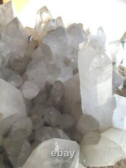 Pristine Quartz Crystal ONE PIECE, GIANT, Cluster, 150LBS. SUPER RARE, Must Go