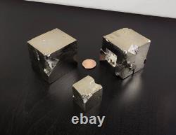 Pyrite Crystal Cubes Display Set 12 piece 385gr largest 826gr total