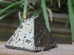Pyrite Pyramid Crystal Piece, Polished and Raw